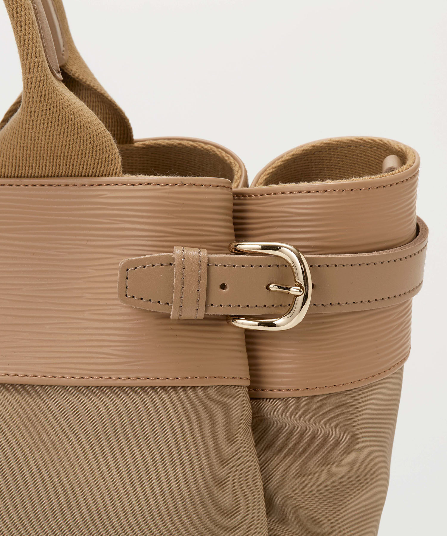 TOPKAPI BREATH「【Breath TOPKAPI】RIPPLE リプル ナイロン コンビ ベルト デザイン ミニ トートバッグ」|トートバッグ|