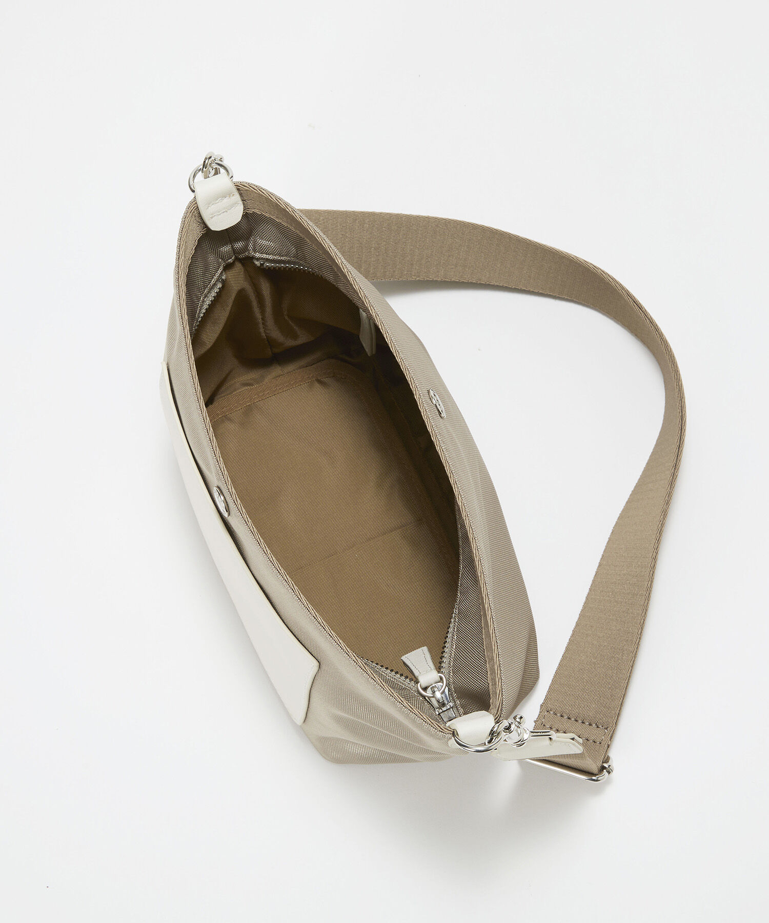 TOPKAPI BREATH「【Breath TOPKAPI sis】【WEB限定】ナイロン レザーポケット ミニ ショルダーバッグ 軽量 / CALM カーム　」|ショルダー・メッセンジャー|