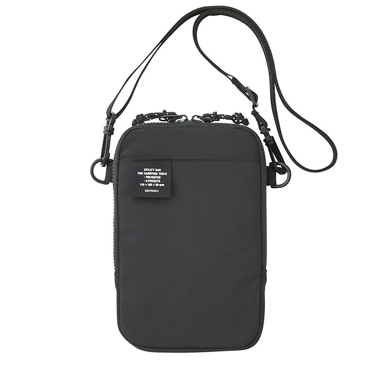 DELFONICS「インナーキャリング スタッド スマホバッグ」|モバイルケース|ブラック