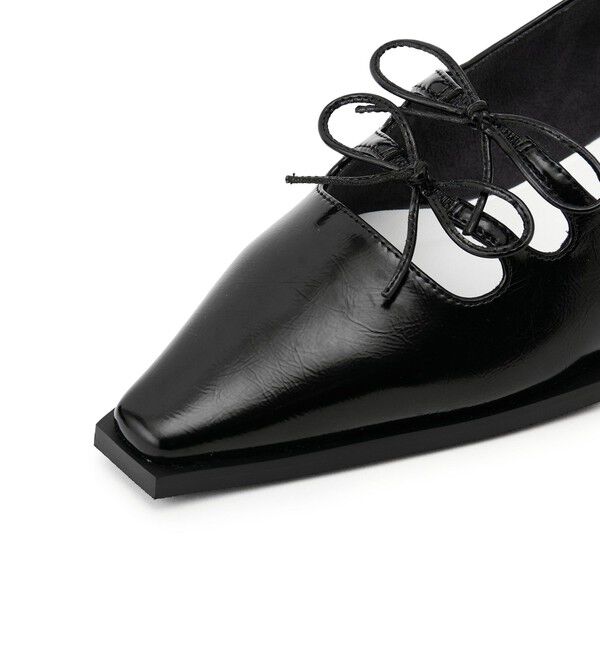 ODETTE E ODILE「＜SY＞ダブルリボンピース フラット15●&uarr;」|パンプス|