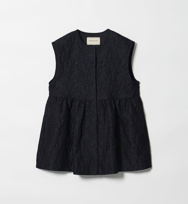 UNITED ARROWS「GISHA 2トーン ジャガード ベスト」|ベスト・ジレ|