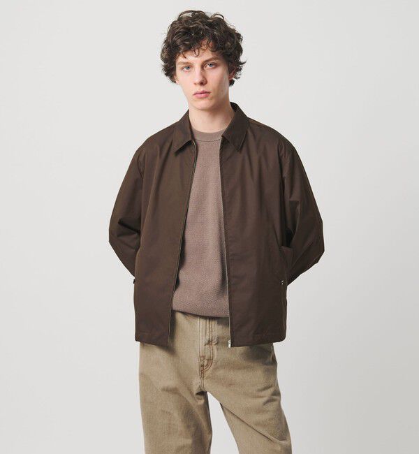 UNITED ARROWS「スムース タイプライター モダン ハリントン ブルゾン」|ブルゾン・スタジャン|