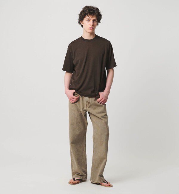 UNITED ARROWS「ウール マイクロボーダーTシャツ」|Tシャツ・カットソー|