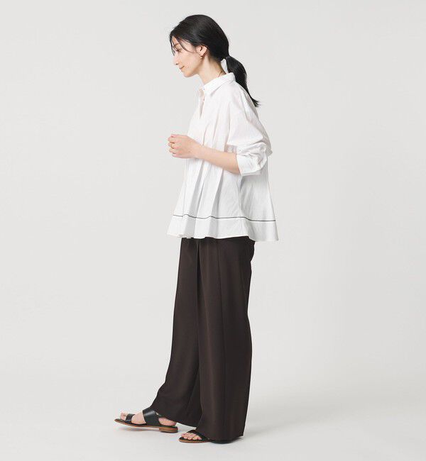 UNITED ARROWS「ピンタック シャツブラウス」|シャツ・ブラウス|