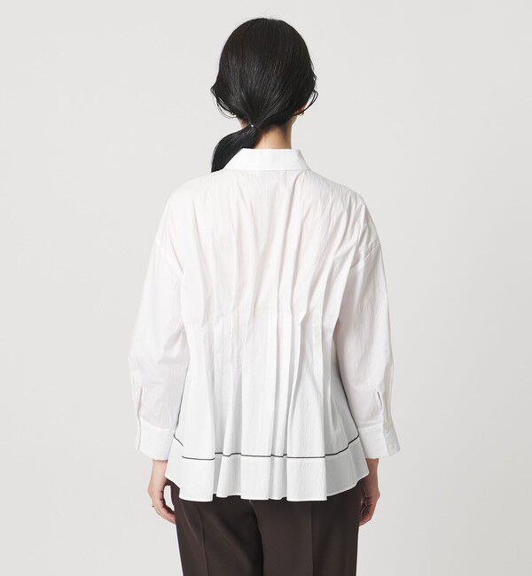 UNITED ARROWS「ピンタック シャツブラウス」|シャツ・ブラウス|