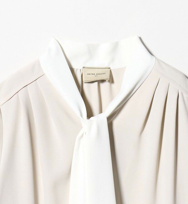 UNITED ARROWS「ボウタイ ショートスリーブ ブラウス」|シャツ・ブラウス|