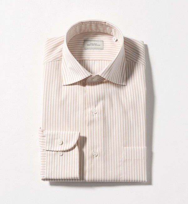 UNITED ARROWS green label relaxing「コットン ストライプ ワイドカラー ドレスシャツ -イージーアイロン-」|シャツ・ブラウス|