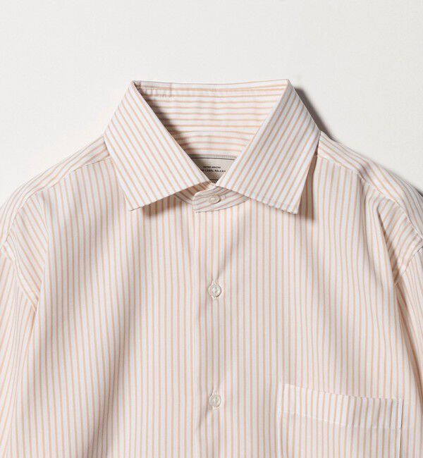UNITED ARROWS green label relaxing「コットン ストライプ ワイドカラー ドレスシャツ -イージーアイロン-」|シャツ・ブラウス|
