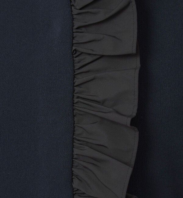 UNITED ARROWS green label relaxing「フロント フリル ニット カーディガン」|カーディガン|