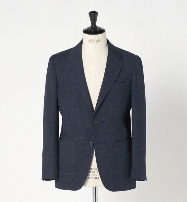 UNITED ARROWS green label relaxing「WO/LI ピンヘッド 2B RG ジャケット」|テーラードジャケット|