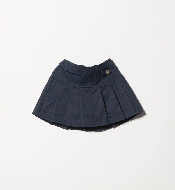 UNITED ARROWS green label relaxing「ツイルプリーツ キュロット スカート / キッズ  100cm-160cm」|スカート|NAVY