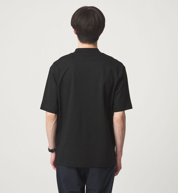 UNITED ARROWS green label relaxing「オーガニックコットン ポンチ モックネック Tシャツ -接触冷感-」|Tシャツ・カットソー|