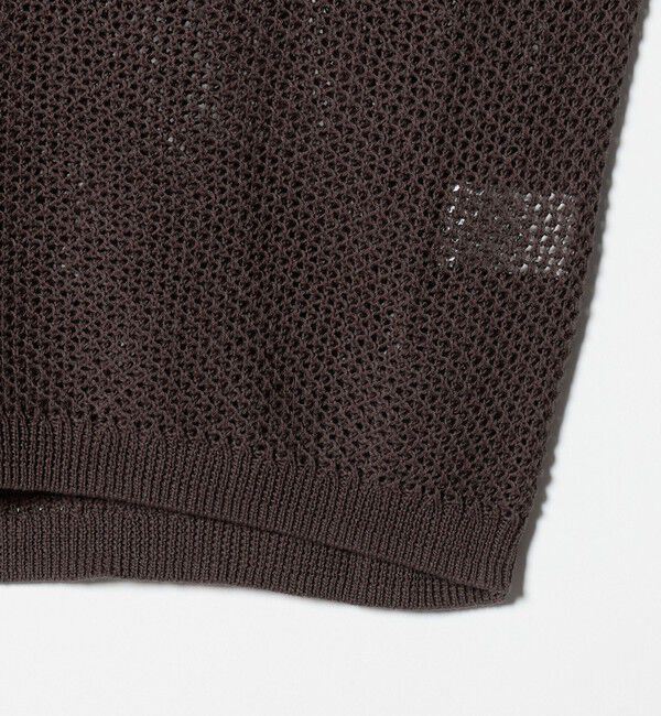 UNITED ARROWS green label relaxing「メッシュ ポロプルオーバー」|ニット・セーター|