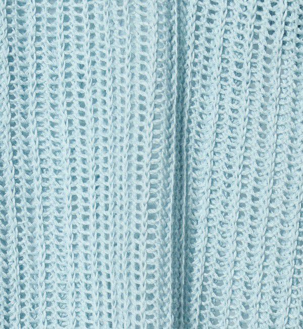 UNITED ARROWS green label relaxing「メッシュ リボン Vネック カーディガン」|カーディガン|