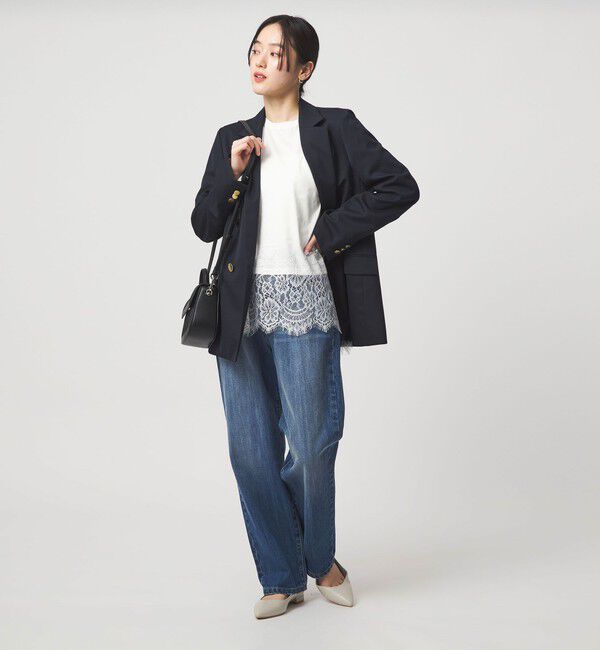 UNITED ARROWS green label relaxing「スソ レース プルオーバー カットソー」|Tシャツ・カットソー|