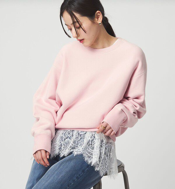 UNITED ARROWS green label relaxing「スソ レース プルオーバー カットソー」|Tシャツ・カットソー|