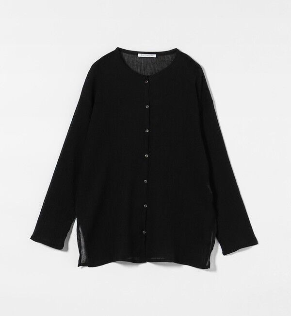 BEAUTY&YOUTH UNITED ARROWS「クレープ クルーネックカーディガン」|カーディガン|