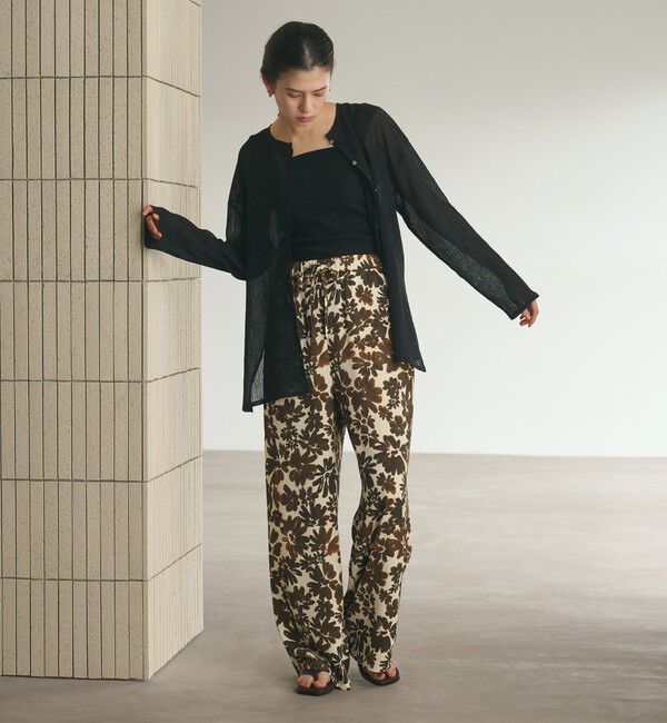 BEAUTY&YOUTH UNITED ARROWS「クレープ クルーネックカーディガン」|カーディガン|