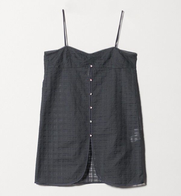 ATTISESSION「＜ATTISESSION＞エンブロイダリー チェック ミニ ドレス 」|ワンピース|