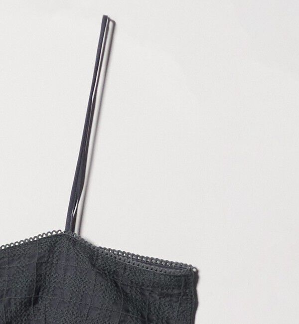 ATTISESSION「＜ATTISESSION＞エンブロイダリー チェック ミニ ドレス 」|ワンピース|