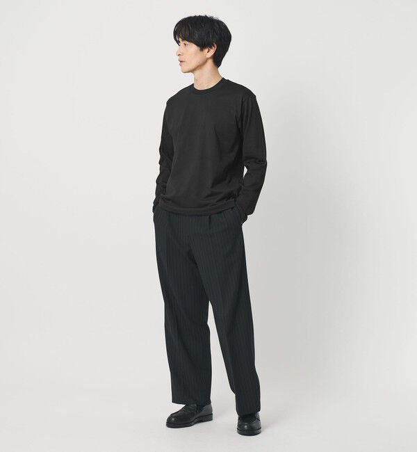 BEAUTY&YOUTH UNITED ARROWS「ハイゲージ ガスコットン クルーネック ロングスリーブ カットソー」|Tシャツ・カットソー|