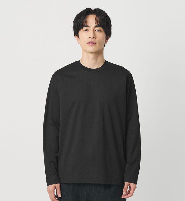 BEAUTY&YOUTH UNITED ARROWS「ハイゲージ ガスコットン クルーネック ロングスリーブ カットソー」|Tシャツ・カットソー|