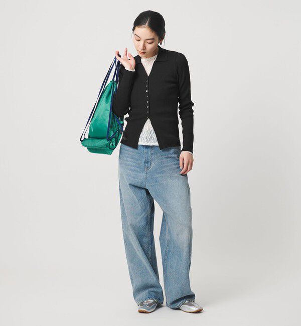 BEAUTY&YOUTH UNITED ARROWS「スキッパー リブニットカーディガン ウォッシャブル」|カーディガン|