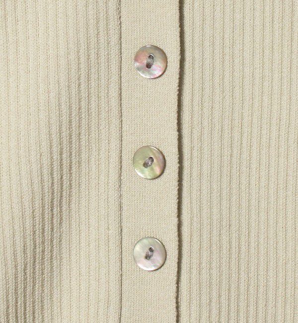 BEAUTY&YOUTH UNITED ARROWS「スキッパー リブニットカーディガン ウォッシャブル」|カーディガン|