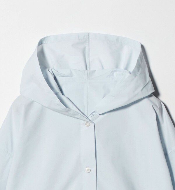 BEAUTY&YOUTH UNITED ARROWS「ポリエステルコットン フードシャツ」|シャツ・ブラウス|