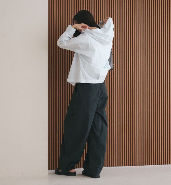 BEAUTY&YOUTH UNITED ARROWS「ポリエステルコットン フードシャツ」|シャツ・ブラウス|