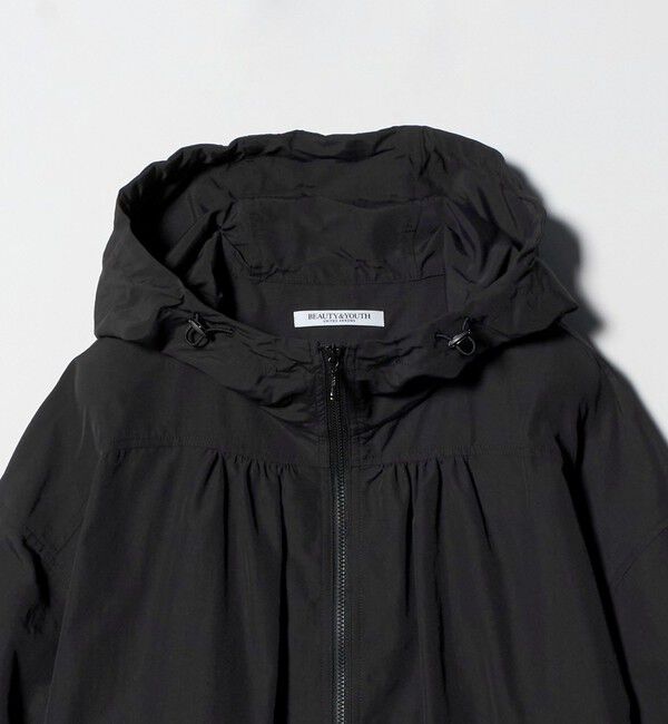 BEAUTY&YOUTH UNITED ARROWS「ナイロン ギャザーフードブルゾン ウォッシャブル」|ブルゾン・スタジャン|