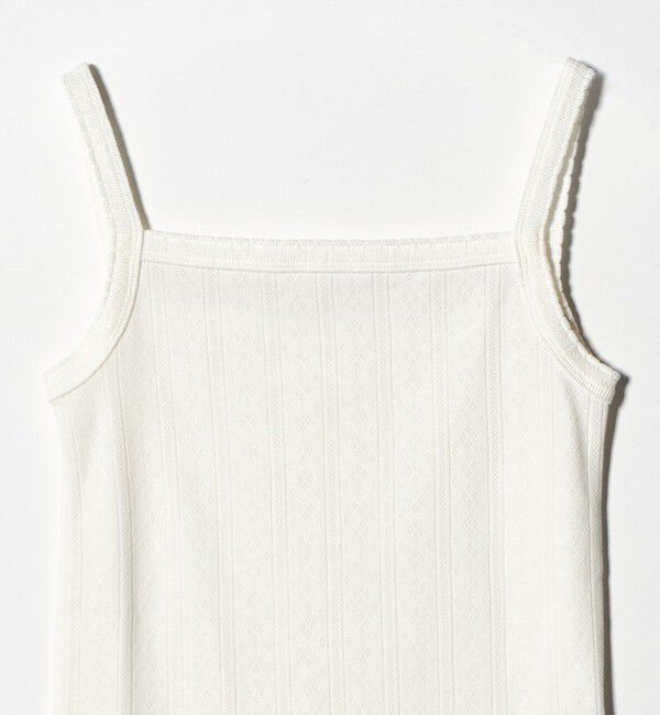 BEAUTY&YOUTH UNITED ARROWS「コットン パターンメッシュ キャミソール」|タンクトップ|