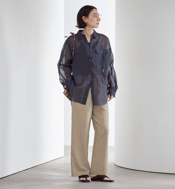 BEAUTY&YOUTH UNITED ARROWS「リネンライク ライトイージーパンツ ウォッシャブル 防シワ」|その他|