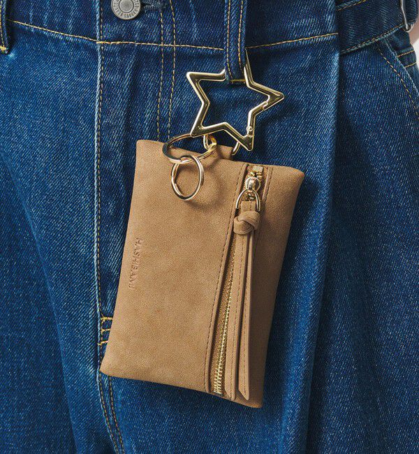 BEAUTY&YOUTH UNITED ARROWS「【別注】＜Hashibami＞スターチャーム スクエア ポーチ」|ポーチ|MD.BROWN