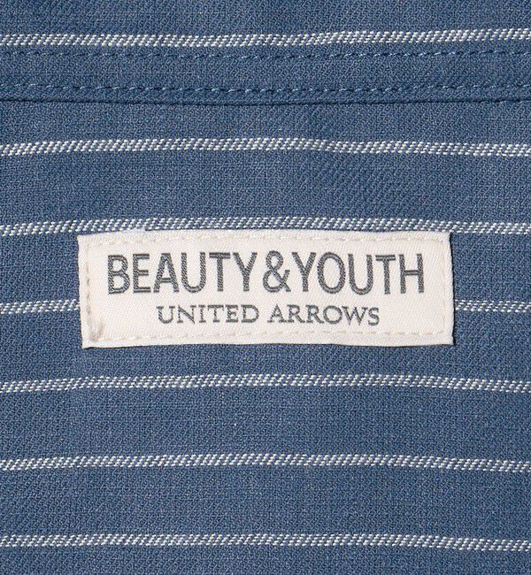 BEAUTY&YOUTH UNITED ARROWS「ライト リネンタッチ ストライプ レギュラー シャツ FORM TAPERD型」|シャツ・ブラウス|