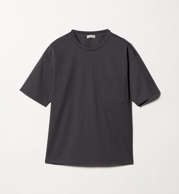 BEAUTY&YOUTH UNITED ARROWS「サルージャ 1ポケット  クルーネック 半袖Tシャツ」|Tシャツ・カットソー|DK.GRAY