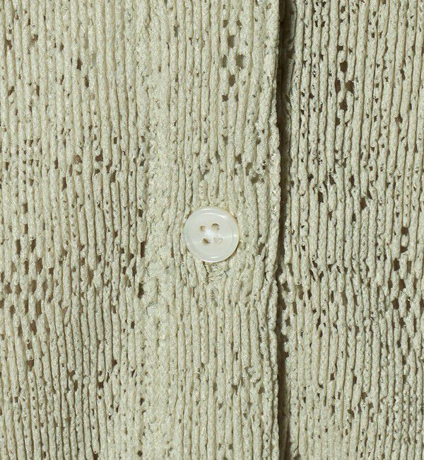 BEAUTY&YOUTH UNITED ARROWS「レースプリーツ シャツ ウォッシャブル」|カーディガン|