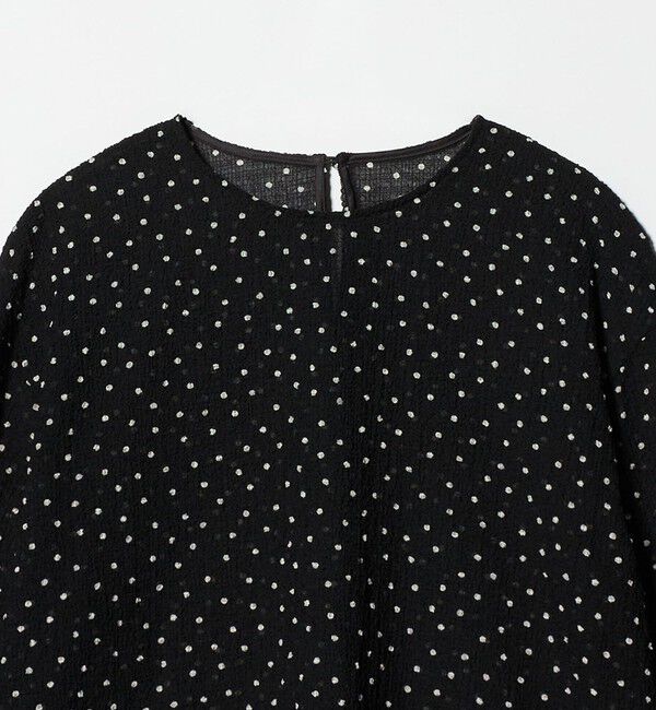 BEAUTY&YOUTH UNITED ARROWS「ポリエステル ドット シアー ブラウス ウォッシャブル」|シャツ・ブラウス|