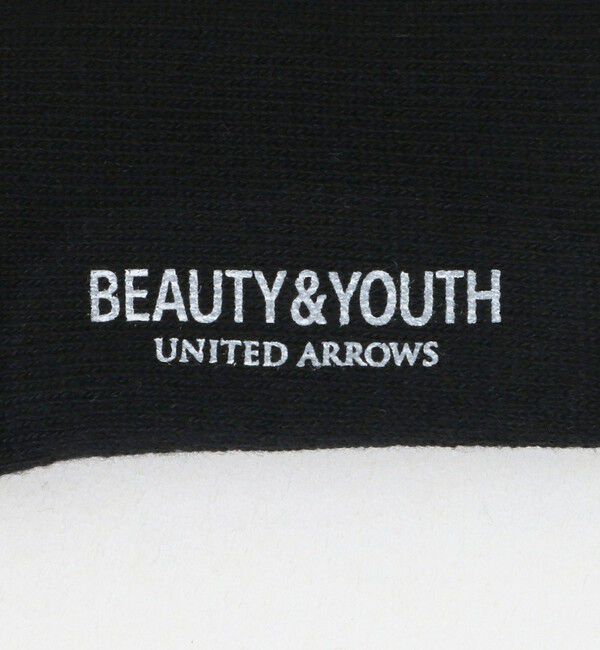 BEAUTY&YOUTH UNITED ARROWS「フリーダム スタンダード エンブロイダリー ロゴ クウォーター ソックス」|ソックス|