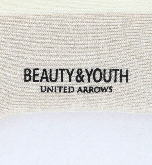 BEAUTY&YOUTH UNITED ARROWS「バック ライン クウォーター ソックス」|ソックス|