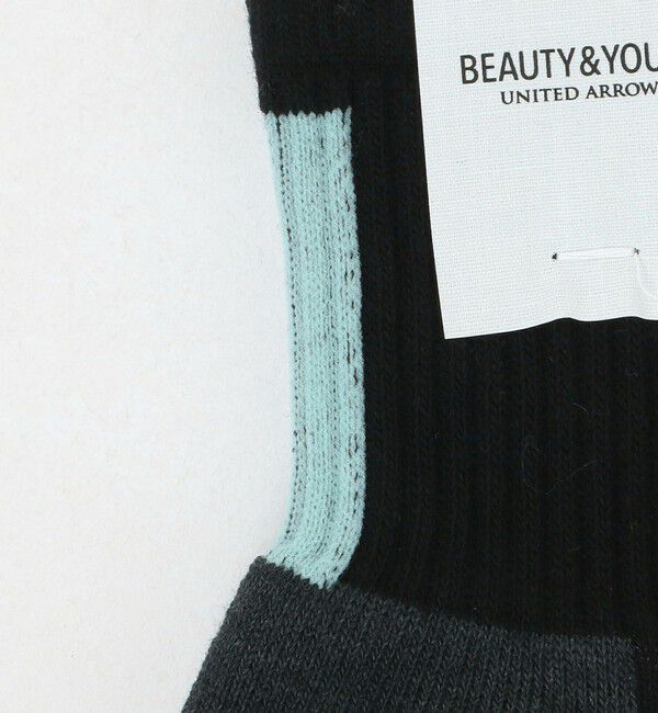 BEAUTY&YOUTH UNITED ARROWS「バック ライン クウォーター ソックス」|ソックス|