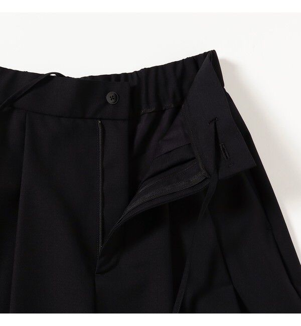 Demi-Luxe BEAMS 「ATON / ウールトロピカル ワイドイージーパンツ」|チノ|