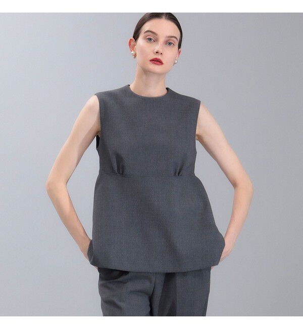 Demi-Luxe BEAMS 「E_WｸﾛｽﾍﾟﾌﾟﾗﾑNS」|シャツ・ブラウス|