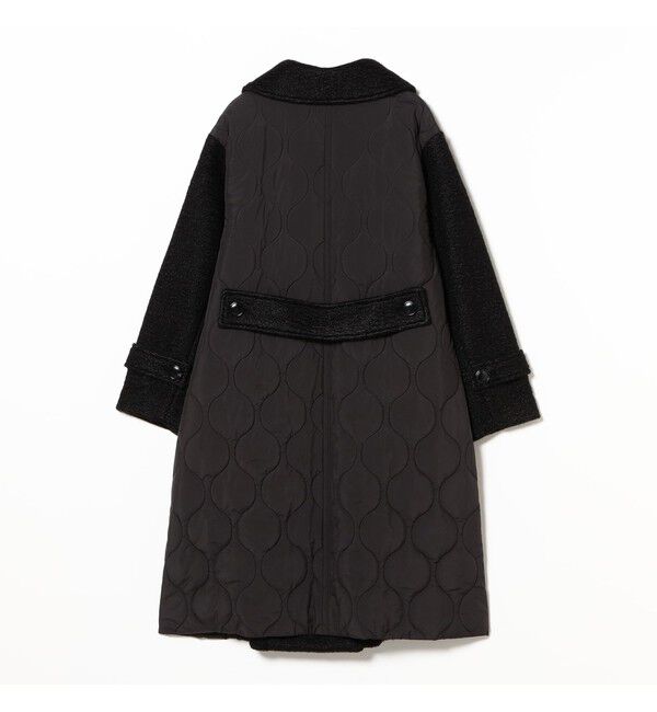 Ray BEAMS 「RBS / キルティング キリカエ コート」|ダッフルコート|