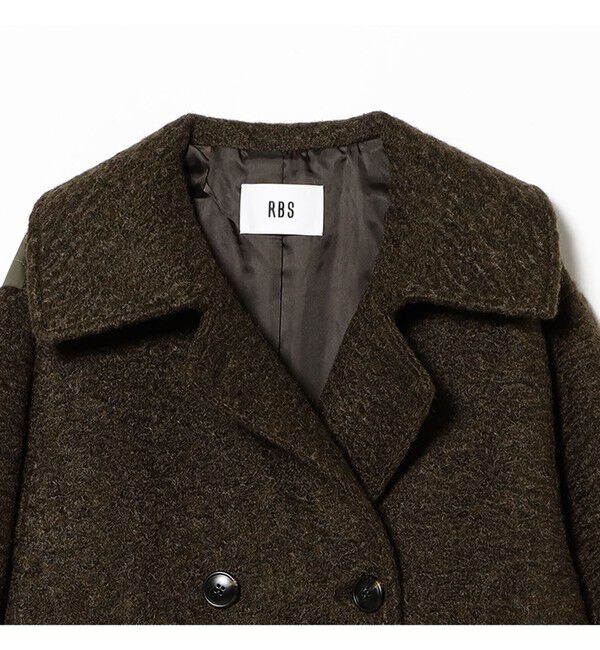 Ray BEAMS 「RBS / キルティング キリカエ コート」|ダッフルコート|