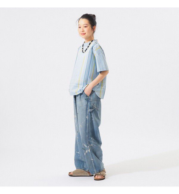 BEAMSBOY「ボーイ ビッグタータン ショートスリーブ」|シャツ・ブラウス|