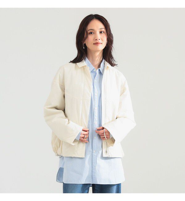 Demi-Luxe BEAMS 「パディング ジップ ブルゾン」|ブルゾン・スタジャン|