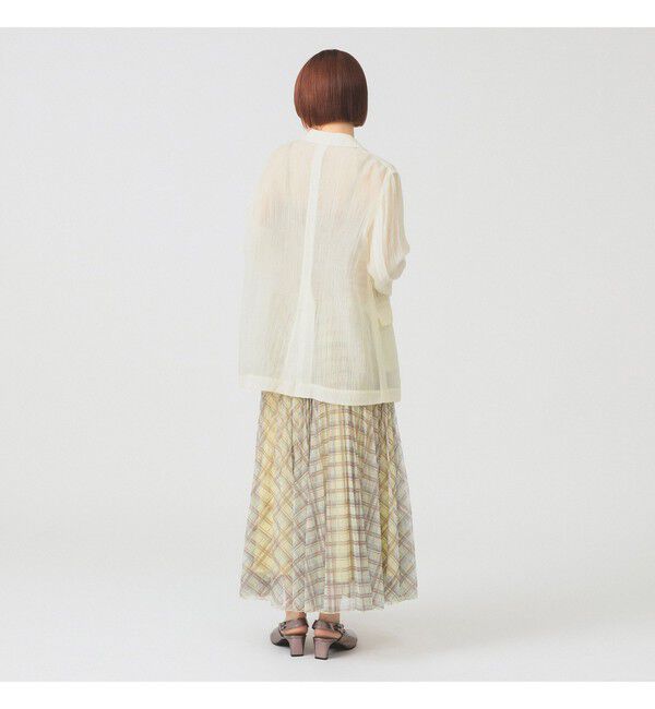 Ray BEAMS 「チュール チェック プリーツ スカート」|スカート|