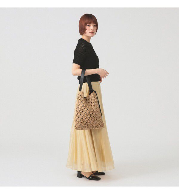 Ray BEAMS 「メッシュ ニットポロ カーディガン」|ニット・セーター|