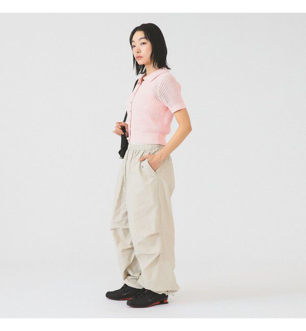 Ray BEAMS 「メッシュ ニットポロ カーディガン」|ニット・セーター|